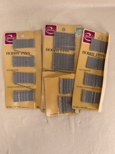 VTG 1982 Goody Bobby Pins 3 Pack 824 USA No. 5759 Grey Approx 180 Pins