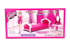 New  Gloria Bedroom  Make-up Table Play Set Doll Furniture No. 3014 