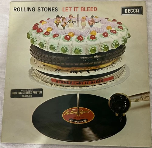 THE ROLLING STONES - ‘LET IT BLEED’. STEREO WITH STICKER & POSTER ORIGINAL COPY