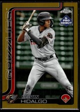Kelvin Hidalgo 2025 Topps Chrome Pro Debut Gold Refractor Card /50 #PDC-46