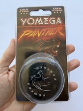 VINTAGE YOMEGA PANTHER YOYO WOODEN FIXED AXLE MADE IN USA, RARE!
