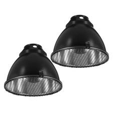 2 Sets Reptile Heat Lamp Dome Anti-scald Lampshade Resistant Cover