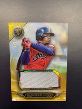 Topps Francisco Lindor Sports Memorabilia Card 6/10 Rookie Use Occasion