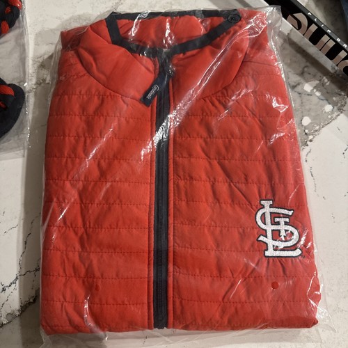 St. Louis Cardinals SGA Red Puffy Vest Adult XL Extra Large NFL.E131 | eBay