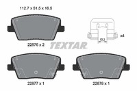 Bremsbelagsatz Scheibenbremse Q+ Textar 2287601 FüR PDE Hyundai Fastback I30 PD