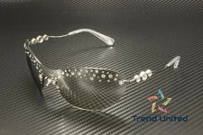 SWAROVSKI SK7023 40096G Gunmetal Light Grey Mirror Silver 37mm Womens Sunglasses