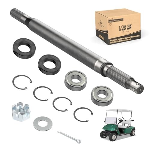 EZGO TXT Rear Wheel Axle Shaft Passenger Side Replaces OEM