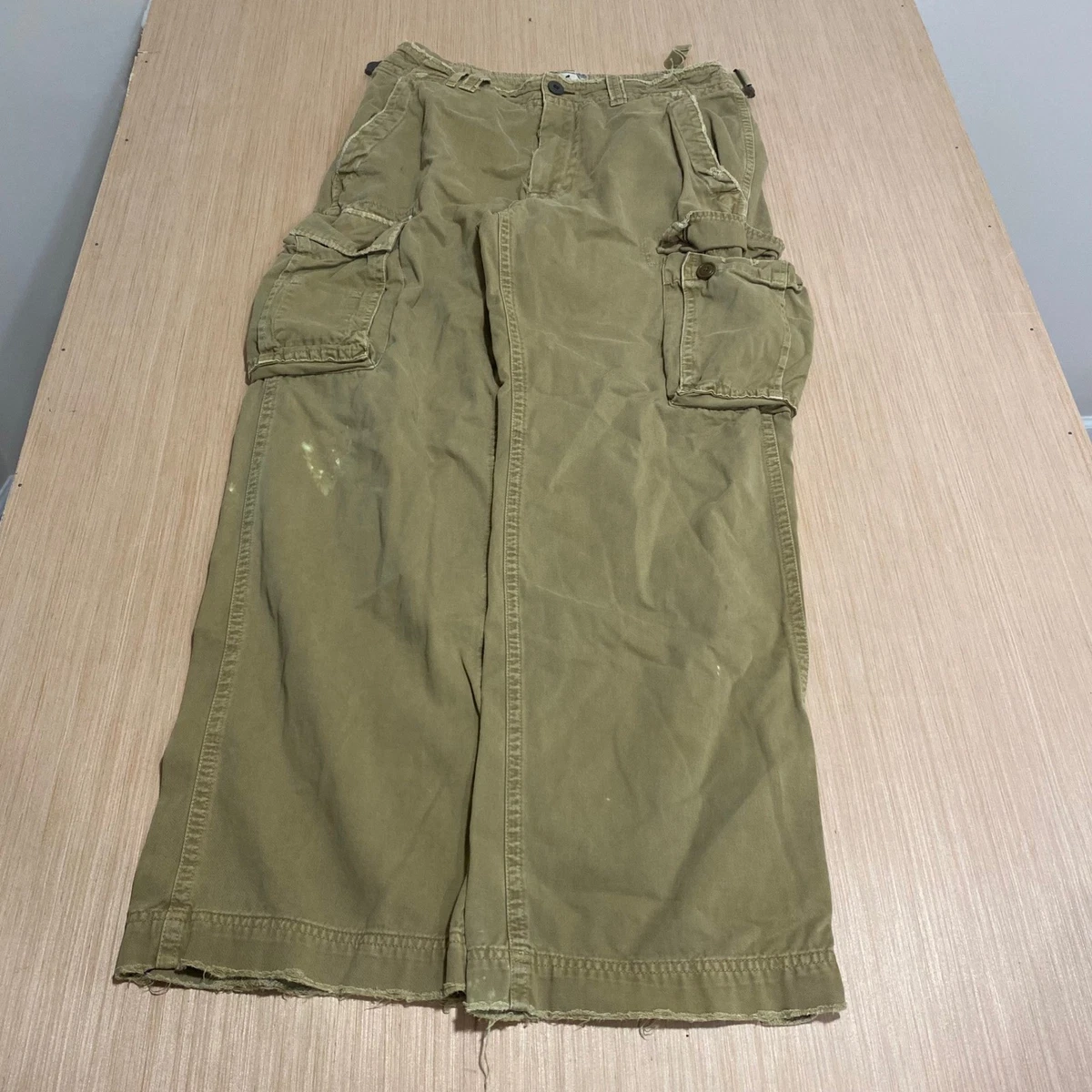 Pantalon Chino American Eagle Homme - 30x32 Beige - Slim Droit Stretch