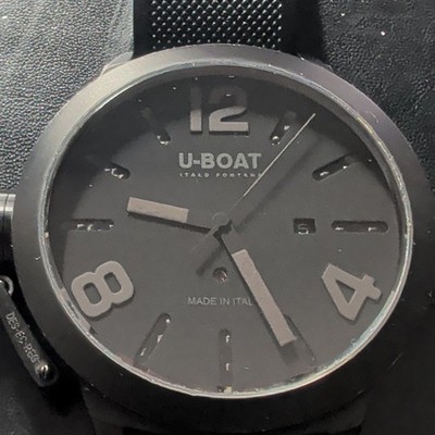 U-BOAT Classico  Stealth Black PVD Swiss ETA 2824 Automatic 53mm Destro Left