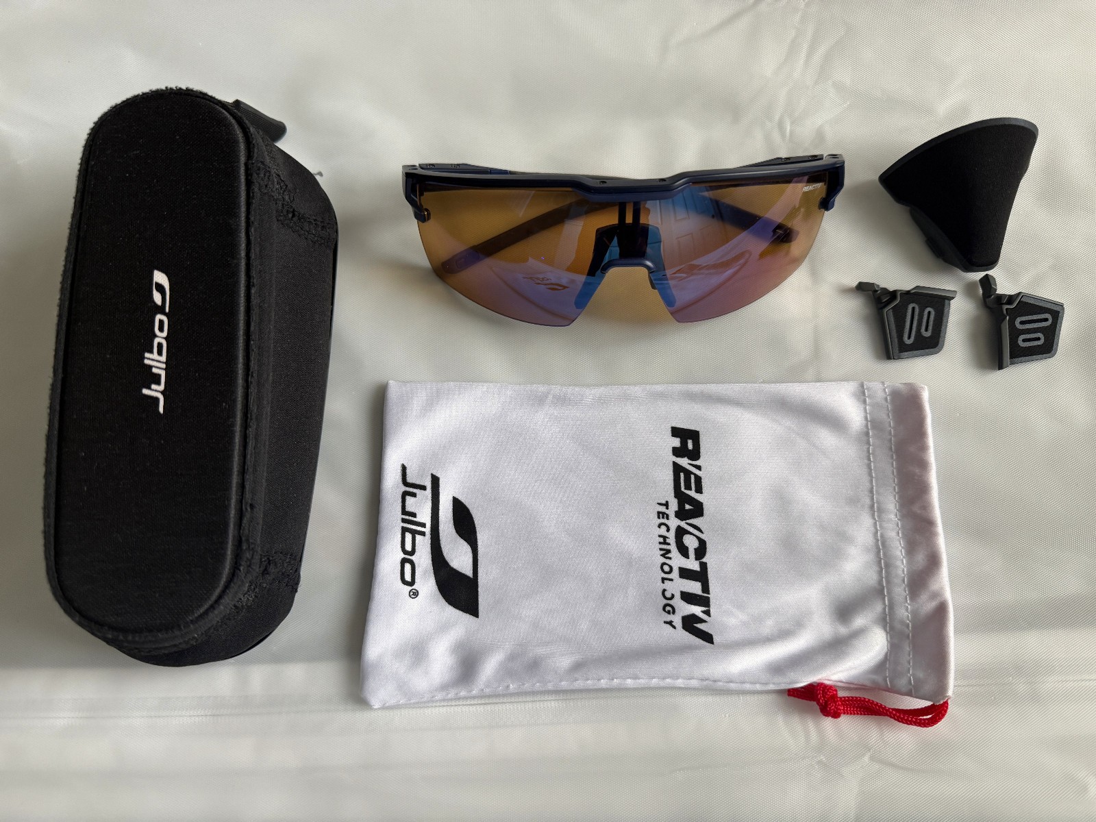 Gafas de sol Julbo Ultimate Cover Reactiv 2-4 dk azul/azul