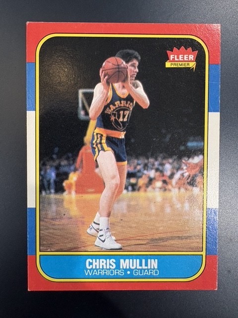 1986-87 Fleer Set Break Chris Mullin #77 (RC) 1986 Fleer