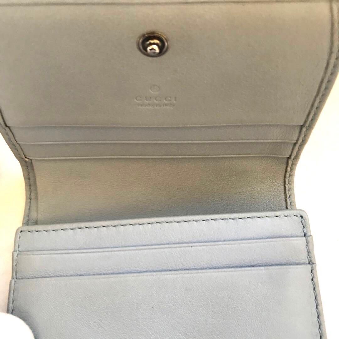 Good Condition Gucci Python GG Marmont Compact Bi… - image 8