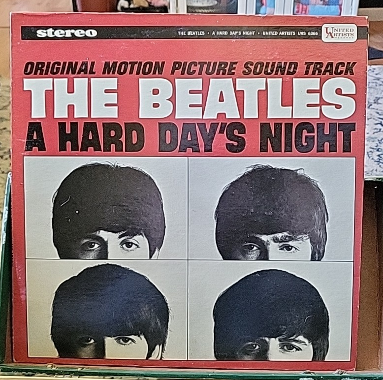 Beatles A Hard Day's Night LP Record United Artists UAS 6366 VG+