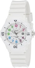 CASIO LRW-200H-7B Women's Girls Watch White Diver Style 10BAR Waterproof New JP