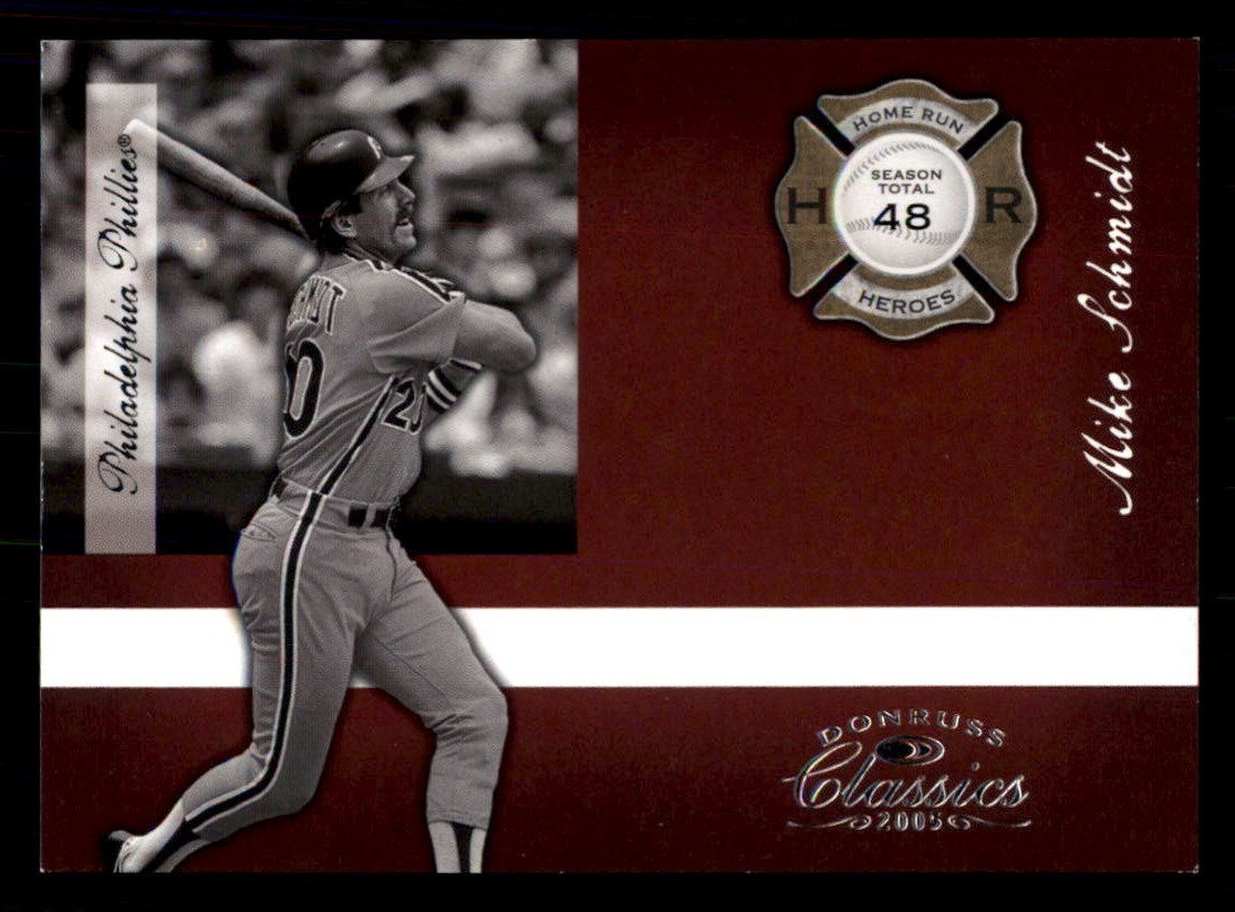2005 Donruss Classics - Mike Schmidt Home Run Heroes #HR-1 /1000