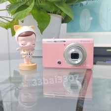 CASIO EXILIM EX-ZR70PK Digital Camera Pink Selfie Flip 100 work support English