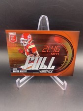 2025 Donruss Elite Full Throttle Insert Red Color Match SP /99 Xavier Worthy