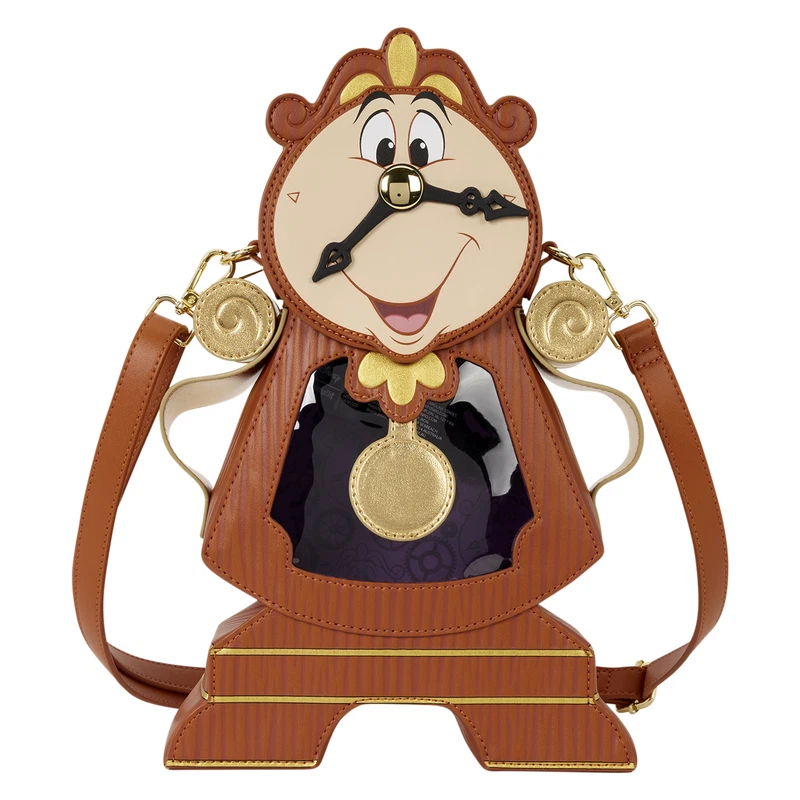 Disney 2026 D23 Exclusive Loungefly Cogsworth Figural Crossbody