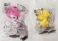 2019 Burger King Pok mon Detective Pikachu Lot of 2 NIP