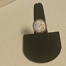 Pink Larimar Gemstone 925 Sterling Silver Ring Handmade Jewelry Natrolite Ring