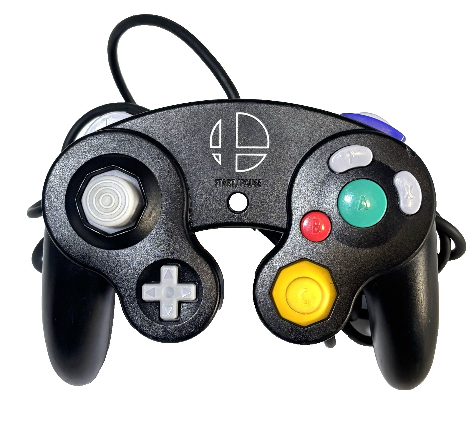 Nintendo GameCube Controller Black Super Smash Bros Ultimate Edition Tight Stick