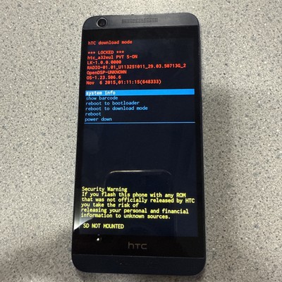 HTC Desire 626s - 8GB - Grey W/Blue Trim (cricket) Smartphone