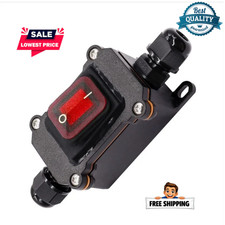 IP67 Waterproof Inline Switch 12V DC 20A High Current Power Waterproof Switch