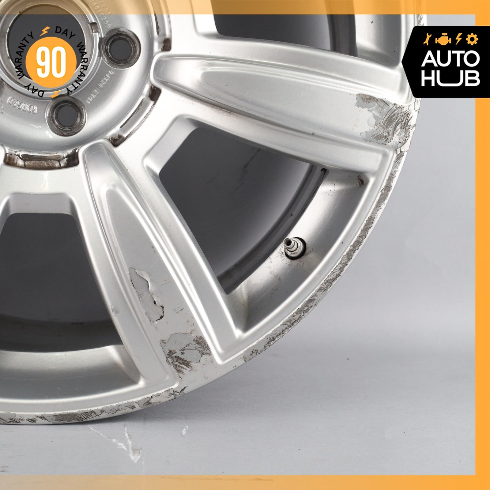 Bentley Continental Flying Spur GT 9 x 20 20" Wheel Rim Silver 3W0601025S OEM