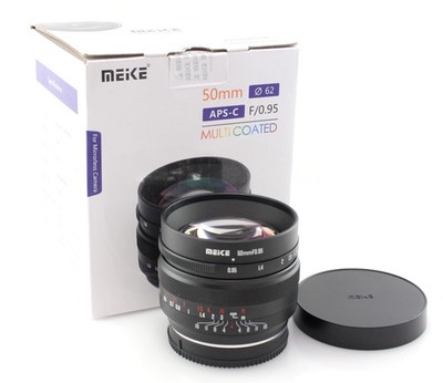 Boxed Meike 50mm f0.95 Manual Focus Prime Lens - Sony E Mount - Neuwertig