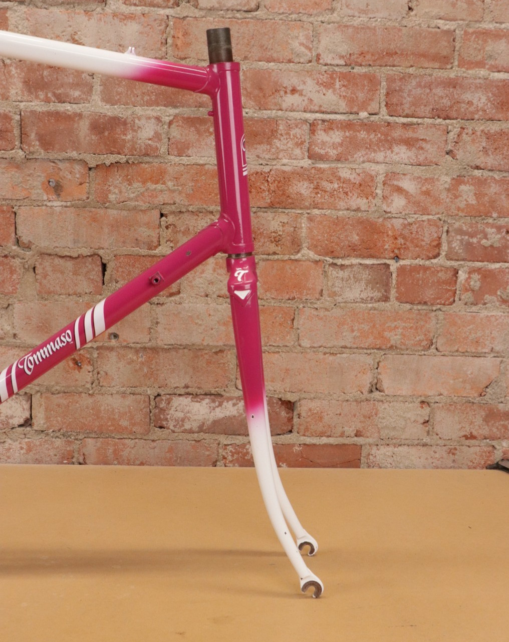 62cm Tommaso SLX Columbus Steel tube set Road Bike Frame & Fork Vintage Italian