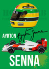 Ayrton Senna F1 Framed A4 Signed Formula 1 Poster