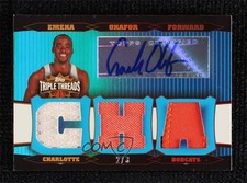 2006-07 Topps Triple Threads Relic Sapphire 2/3 Emeka Okafor #TTRA-50 Auto wo2
