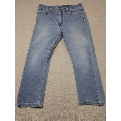 Stylistic Lee Forever Authentic Mens Straight Leg Jeans Medium Wash Size 36
