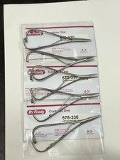 Lot of 5 Hu Friedy Orthodontic Pliers Mathieu Narrow Tip Pliers 678-330