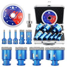 BRSCHNITT M14 Diamond Core Drill Bit Set Chamfer Bit Hole Saw Tile  Granite