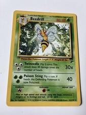 Beedrill 21/130 Rare Base Set 2 Pokemon LP