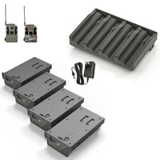 4 Pack Battery Only/Charger Only/Combo for Reveal Trail Camera X 3.0,Pro 3.0