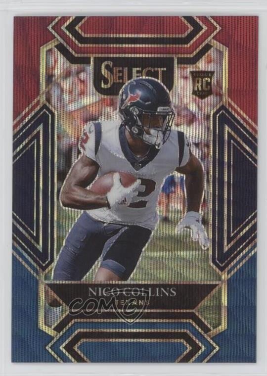 2021 Panini Select Club Level Tri-Color Prizm /149 Nico Collins #269 11qd