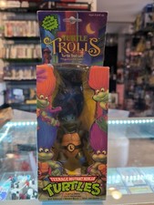 Teenage Mutant Ninja Turtle Troll Leonardo Leo  NEW UNOPENED Red Weapons 1992