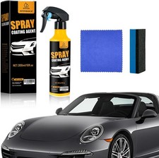 Car Coating Spray Kit, Nano Hydrophobic Ceramic Coating, Easy-to-Spray Auto Pain