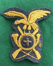 Fregio Per Cappello Alpino Alpini Alpino Regio Esercito In Raion Giallo Ww2