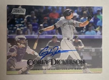2019 Topps Stadium Club Auto Corey Dickerson #SCA-CD Auto