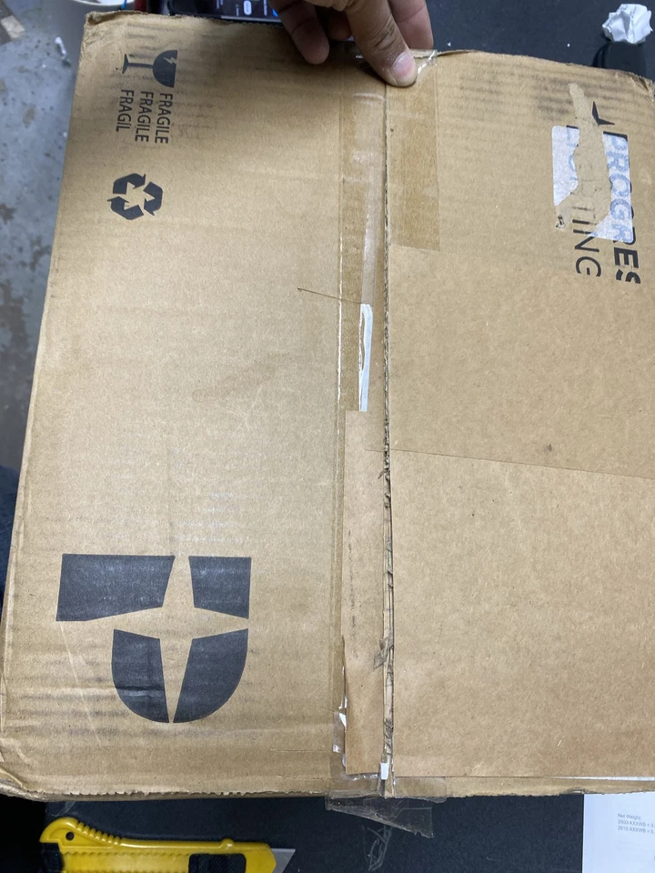 Progress Lighting P2610-09WB 4-Light Ceiling Fan Light Kit in Brushed Nickel - Image 3 of 3