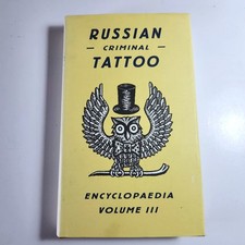 Russian Criminal Tattoo Encyclopaedia Volume III Hardcover Dustjacket