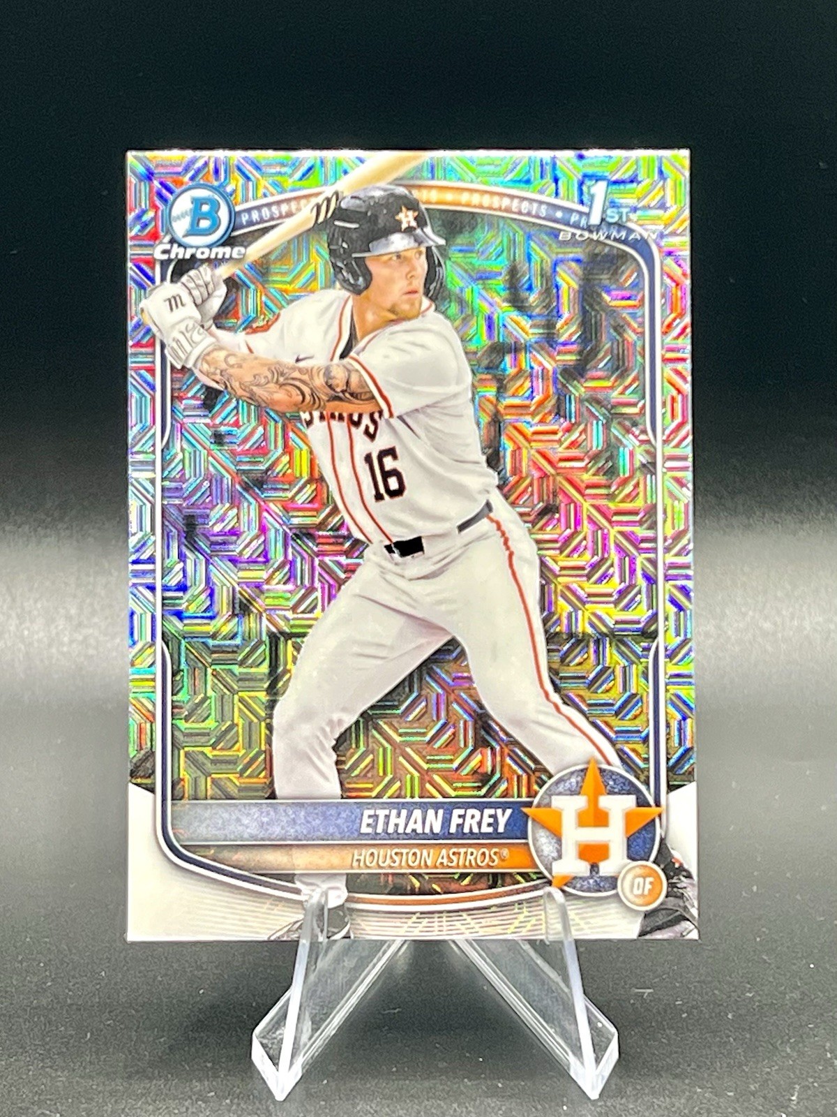 2025 Bowman Draft - Chrome Ethan Frey #BDC-67 Mojo Refractor (RC)