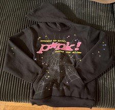 Sp5der P*nk Hoodie Black   Size Small   Authe...