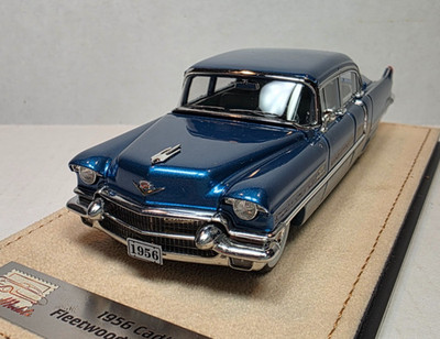 Stamp Models 1:43 1956 Cadillac Fleetwood Series 60 Bahama Blue Poly GORGEOUS!