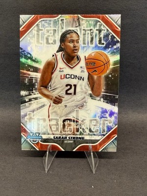 2025-26 Bowman U Chrome - Sarah Strong #TT-5 Talent Tracker Refractor UConn