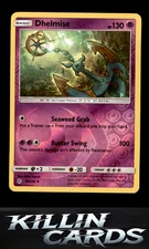 Reverse Holofoil Dhelmise 98/236 Pokemon Uncommon SM - Cosmic Eclipse Card NM