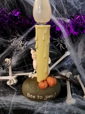 Blossom Bucket Suzi Skoglund Boo To You!  Candle Lamp Table Light Pumpkin 7"